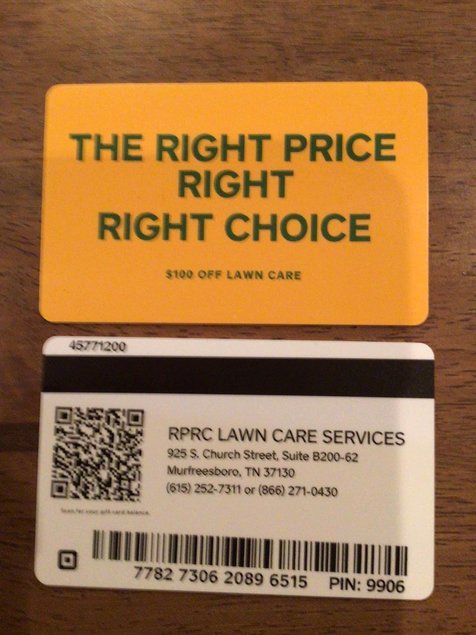  for The Right Price Right Choice Lawn Care Services in Murfreesboro, TN