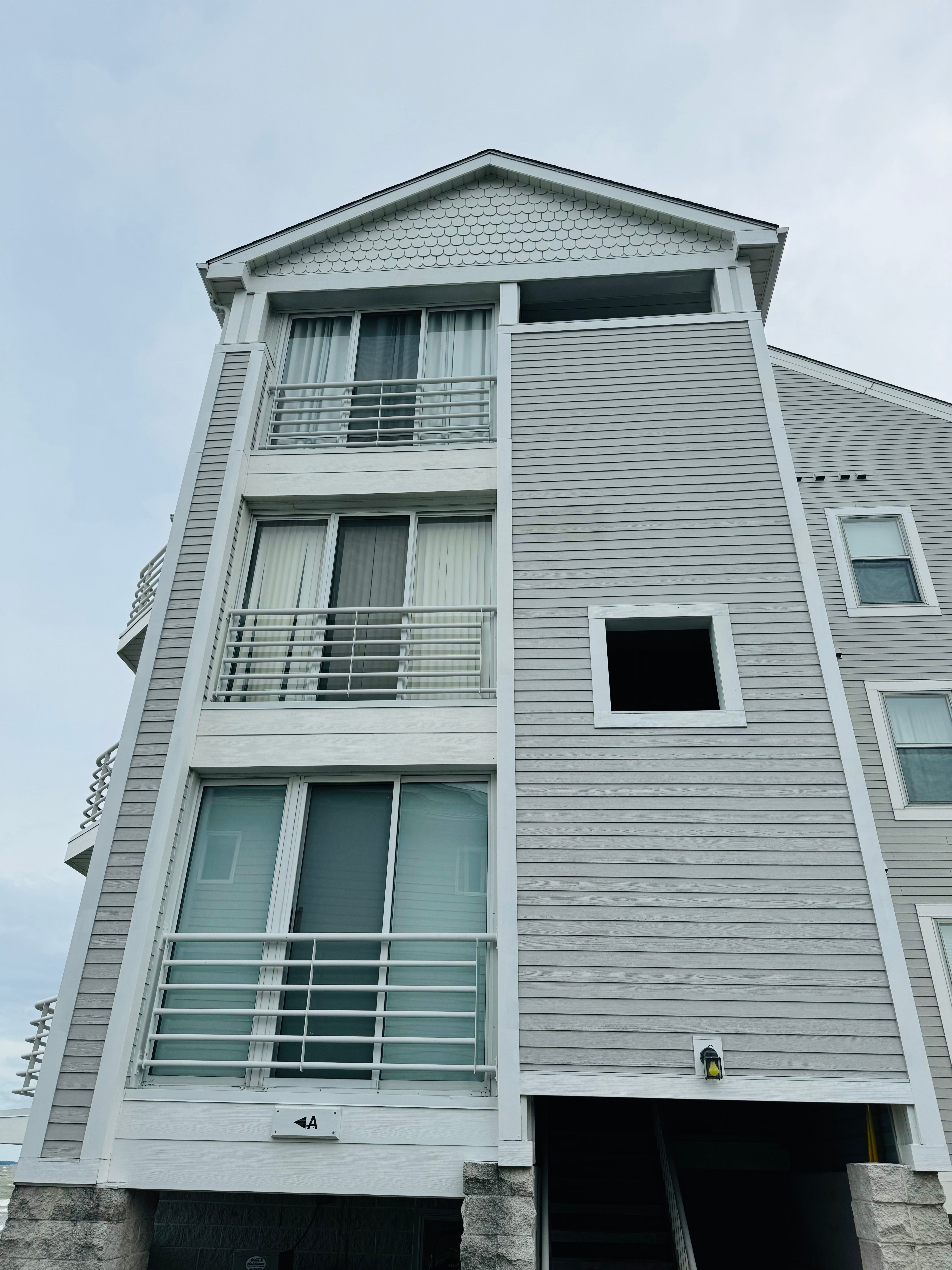 Exterior painting for Erie Builders & Construction in Sandusky, OH