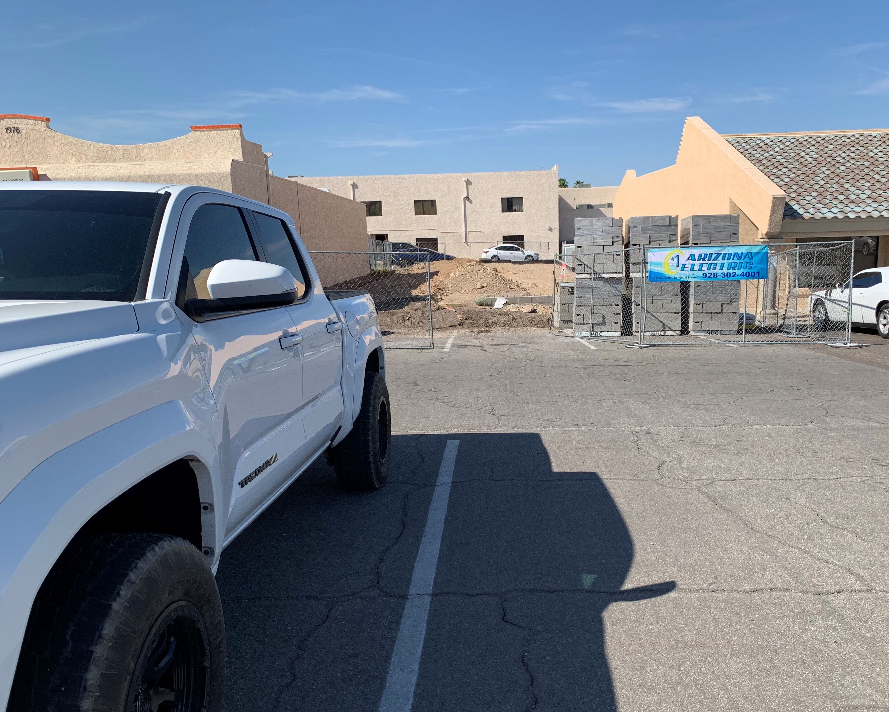 On the job site for #1 Arizona Electric LLC in Lake Havasu City, AZ