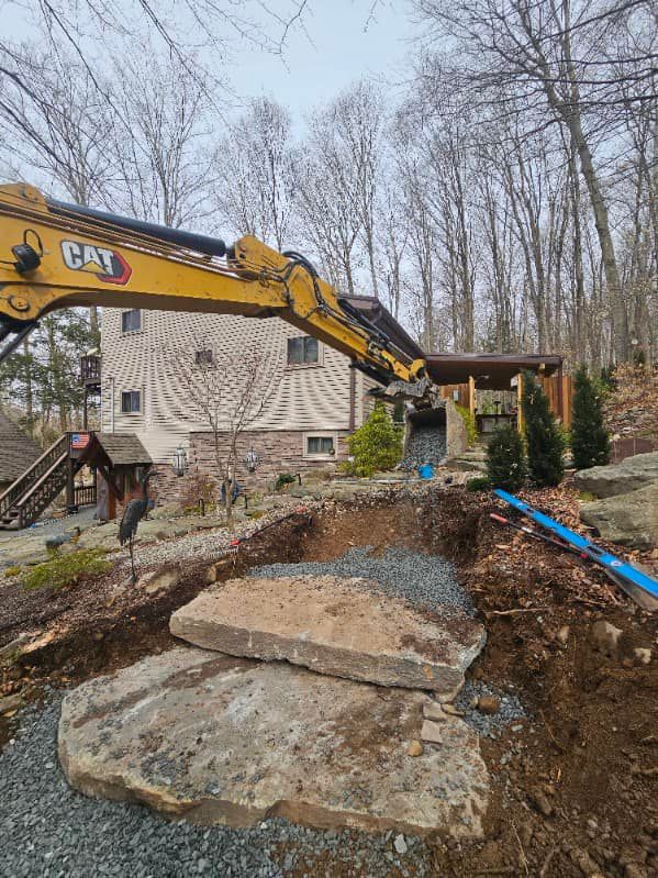 Excavating for Vandermeer Stone and Excavation in Wayne County, PA