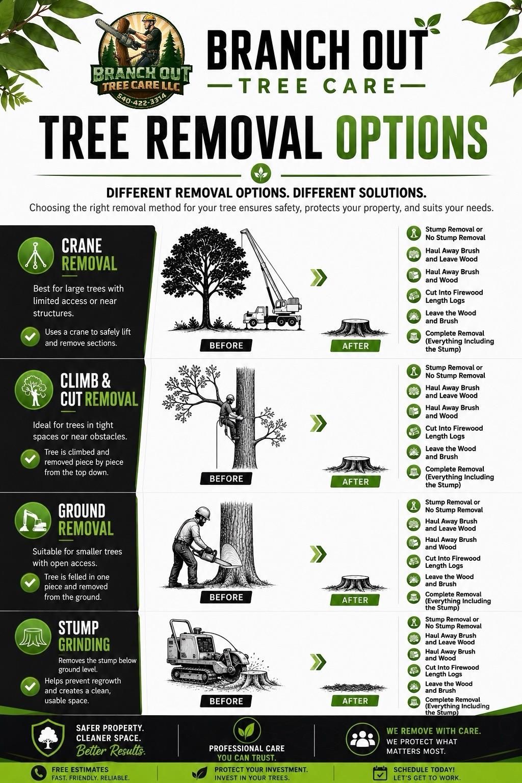  for Branch Out Tree Care LLC in Fredericksburg, VA