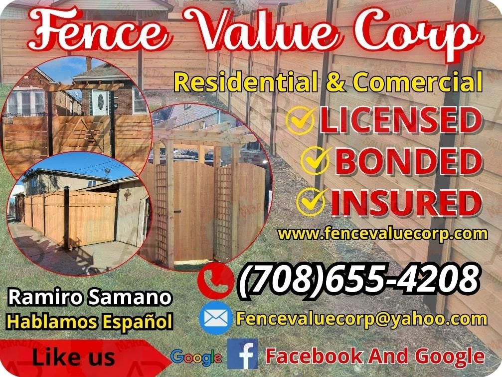  for Fence Value Corp in Chicago, IL