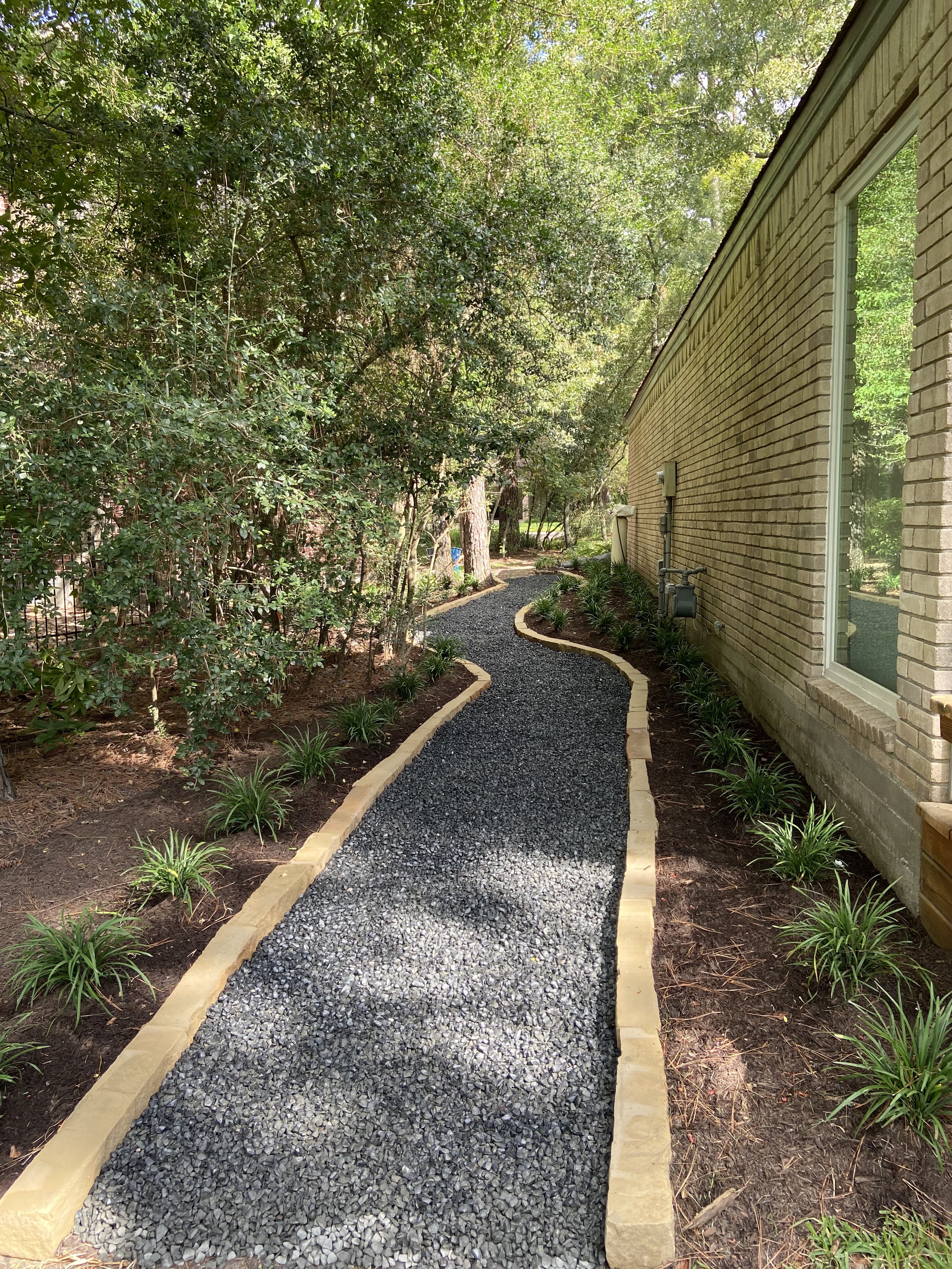 Walkways for Atlas Land Design in Creekside Park, TX