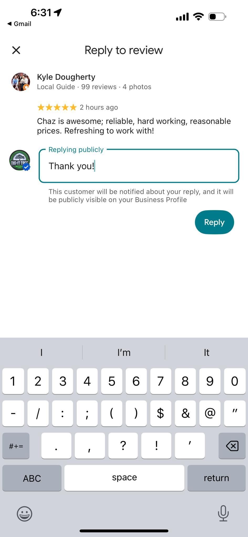  for Dig-It Tree Company in Mason, OH