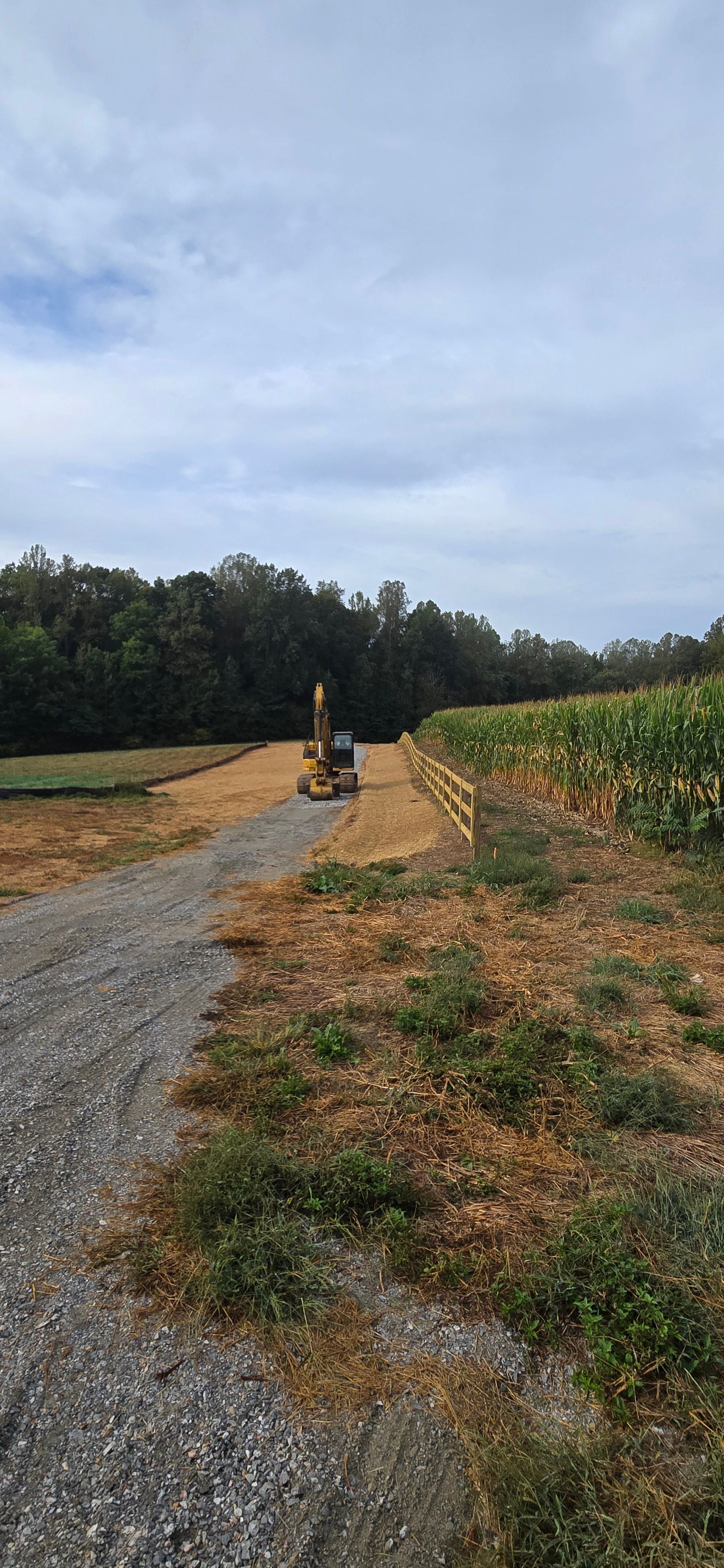 Land Clearing/Demolition for C.A. Sherry Land Improvement, LLC. in Louisa, VA