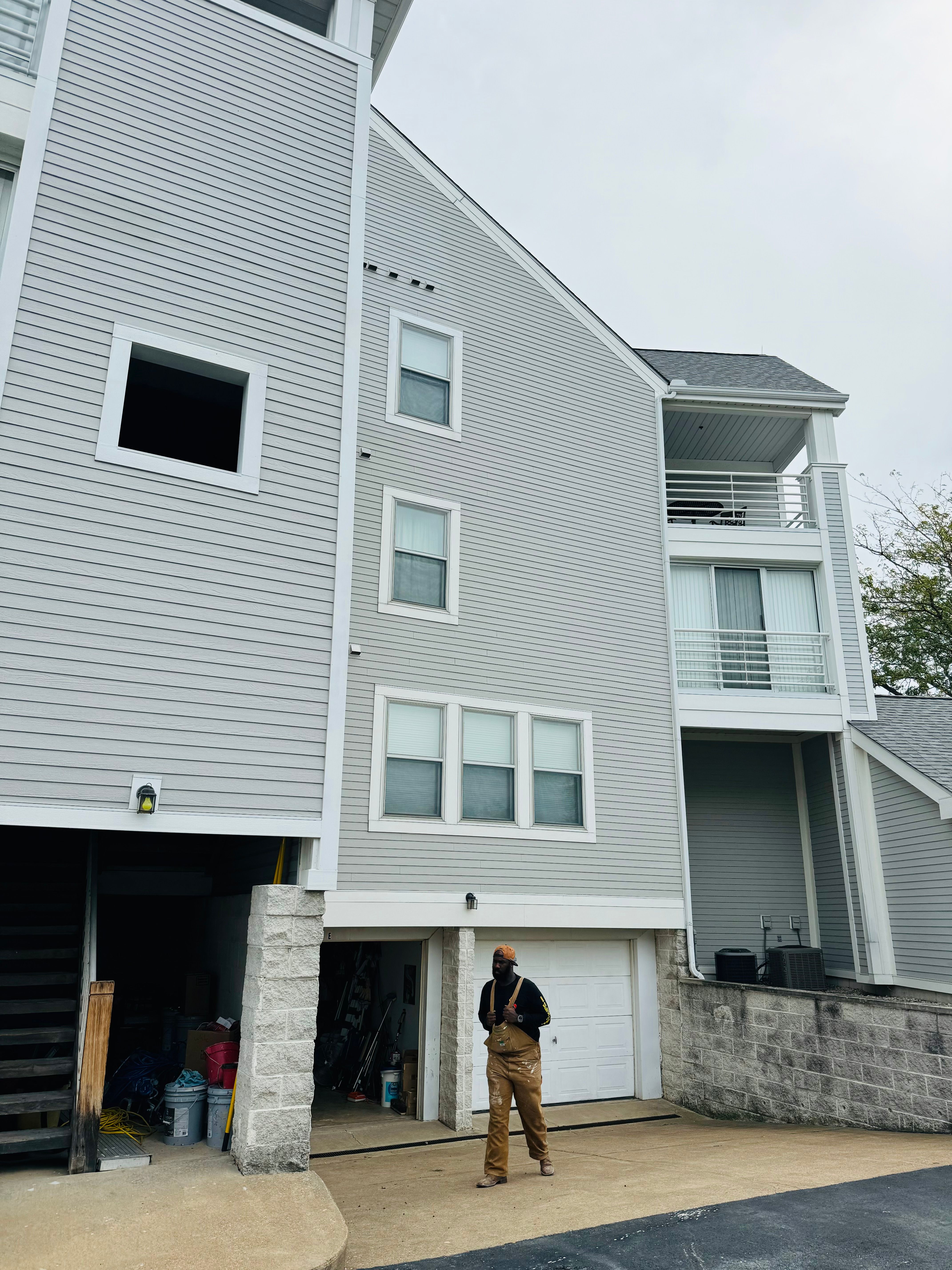 Exterior painting for Erie Builders & Construction in Sandusky, OH