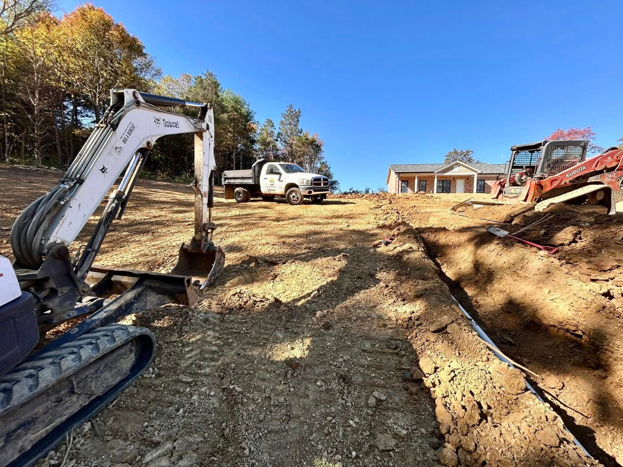 Excavating for Louisville Earth Movers in Crestwood, KY