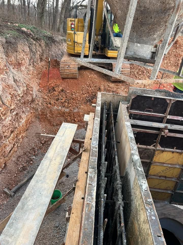  for Concrete Creations and Excavations in Centerton, AR