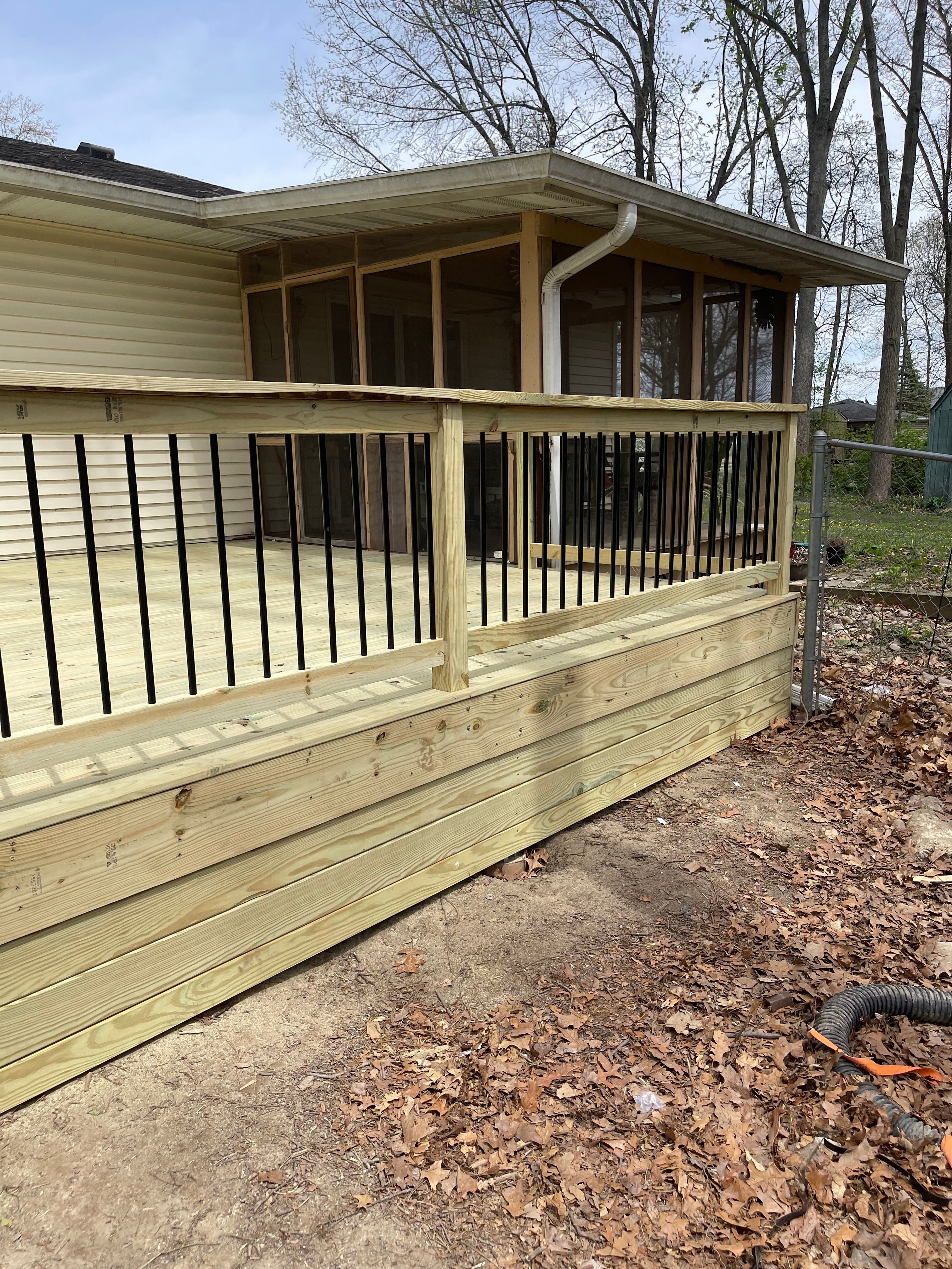 Decks for Risner Construction in De Motte, IN