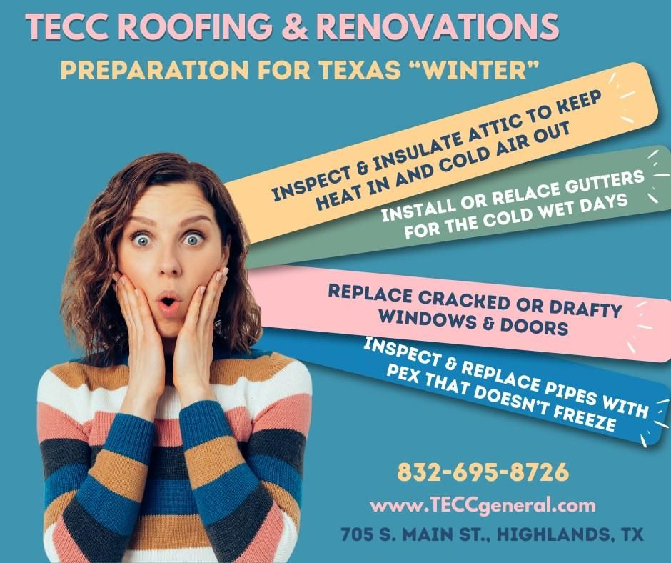 All Photos for TECC Roofing & Renovations in Harris County, TX