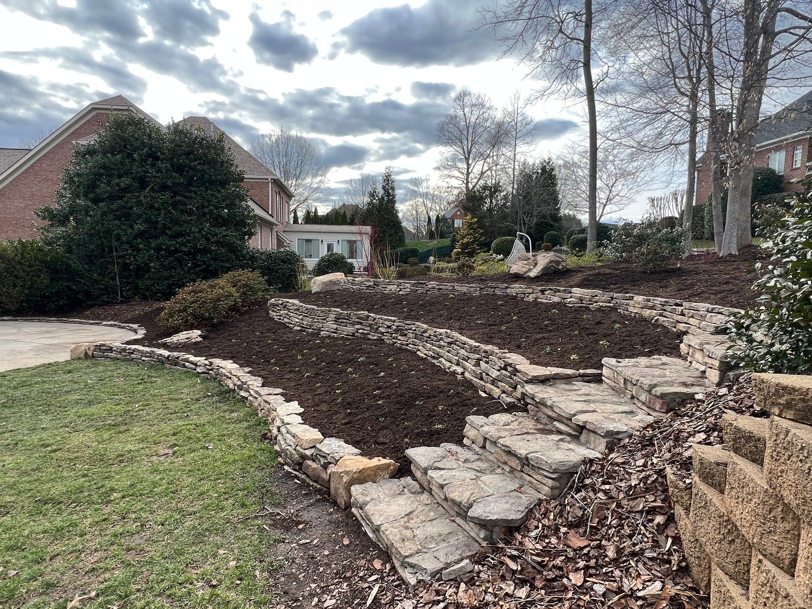 Hardscaping for Howerton’s Landscaping in Clemmons, NC