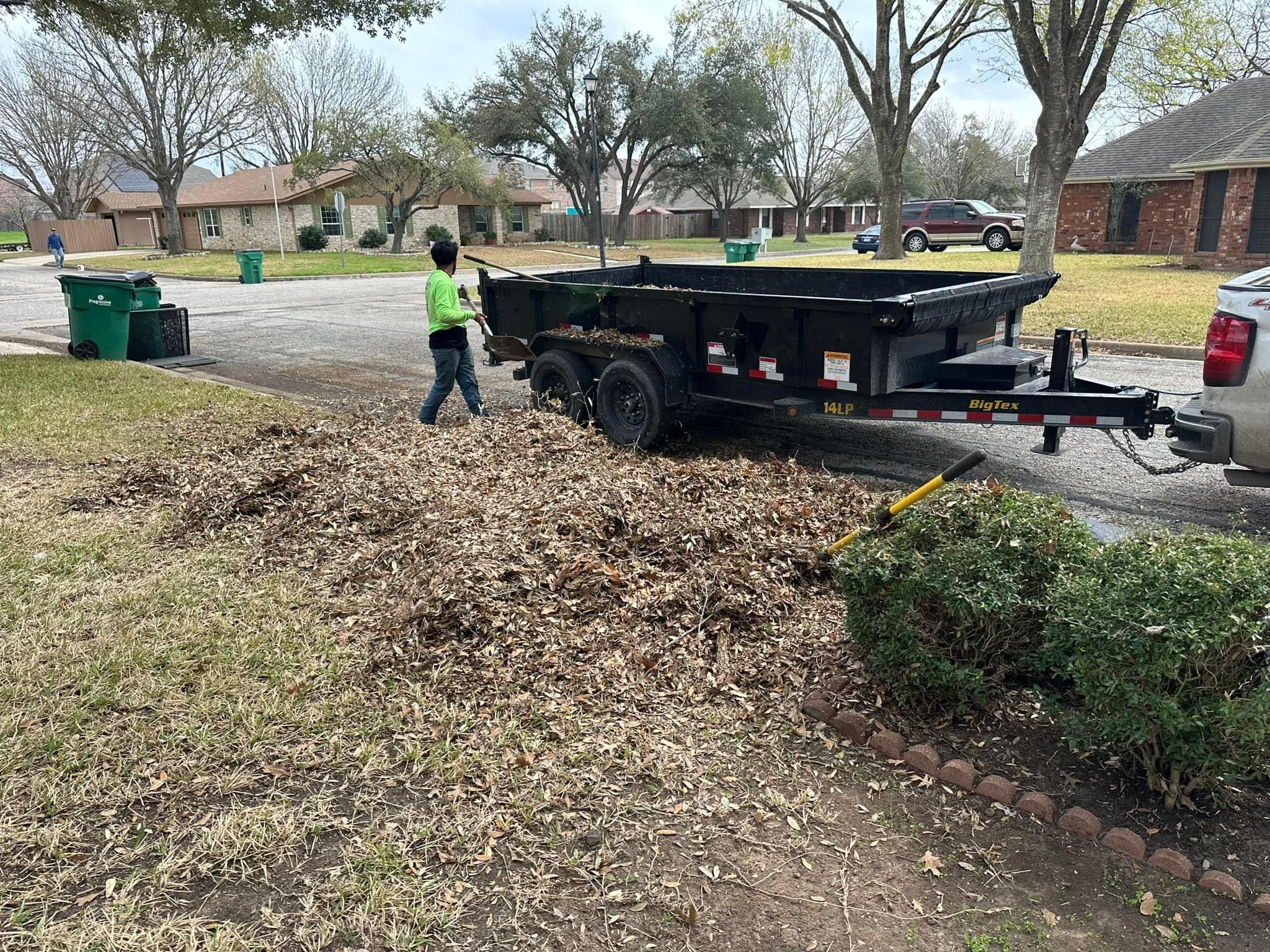 Mowing for Allen Lawn Care in Taylor, Texas