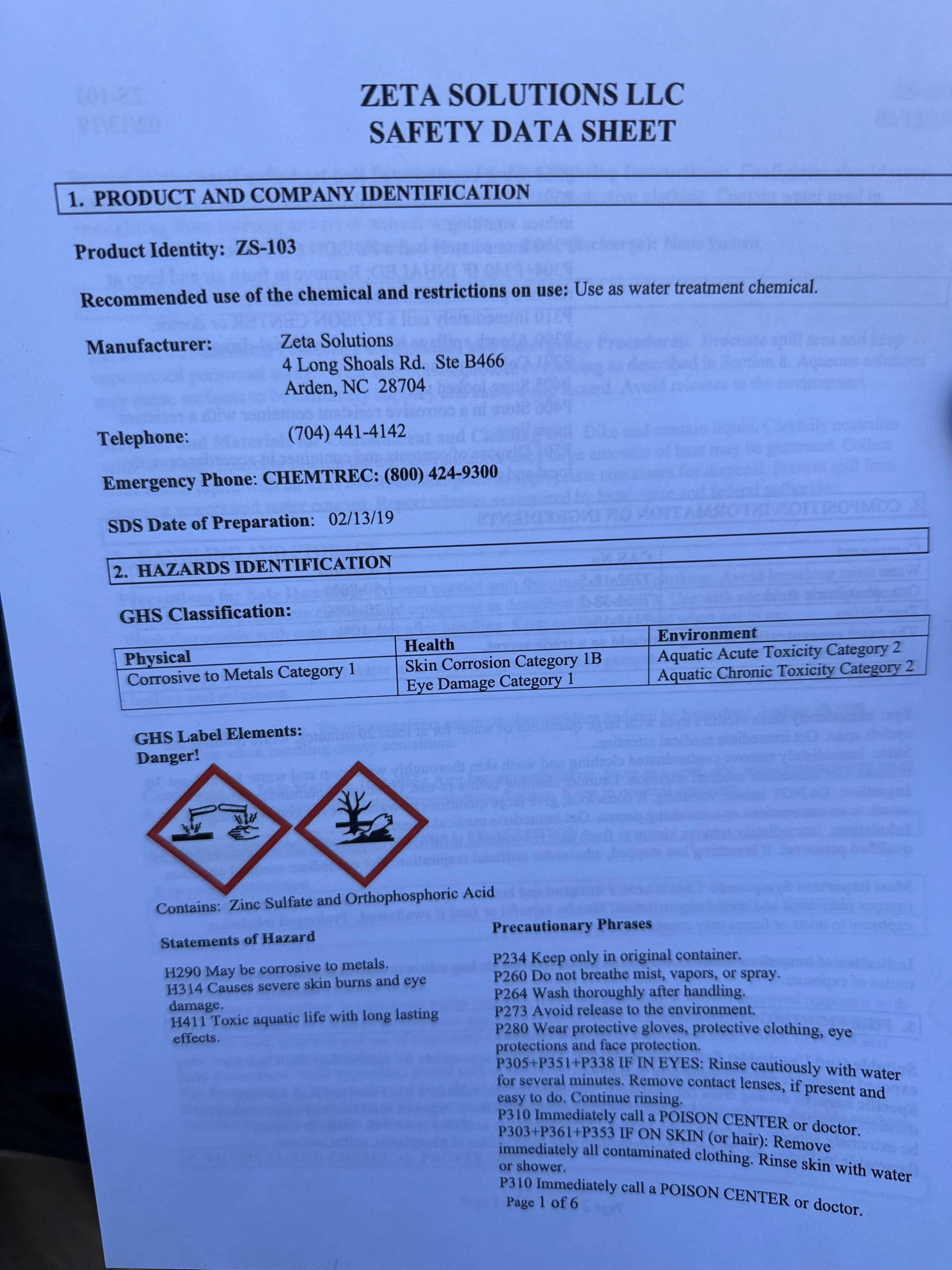  for Foothills Spill Response Team LLC in Spindale, NC