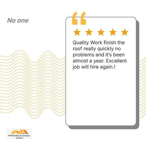  for H6 Roofing & Seamless Gutters in Weimar, TX