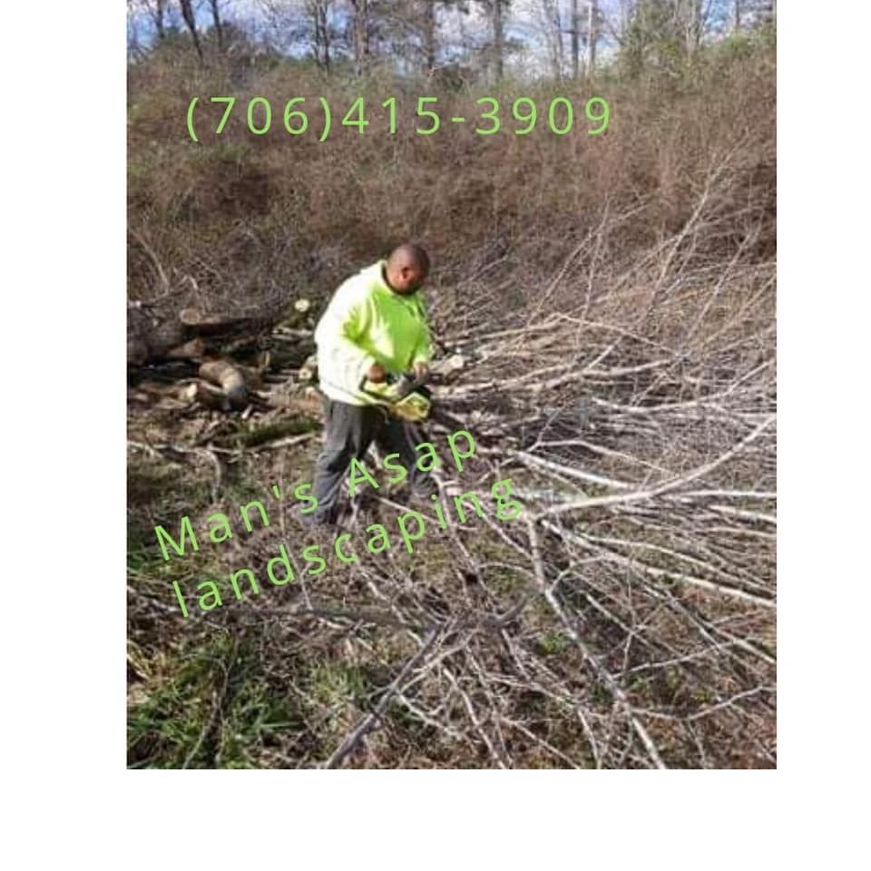 Debris Cleanup for Man's Asap Landscaping and Handyman Services LLC in Lagrange, GA