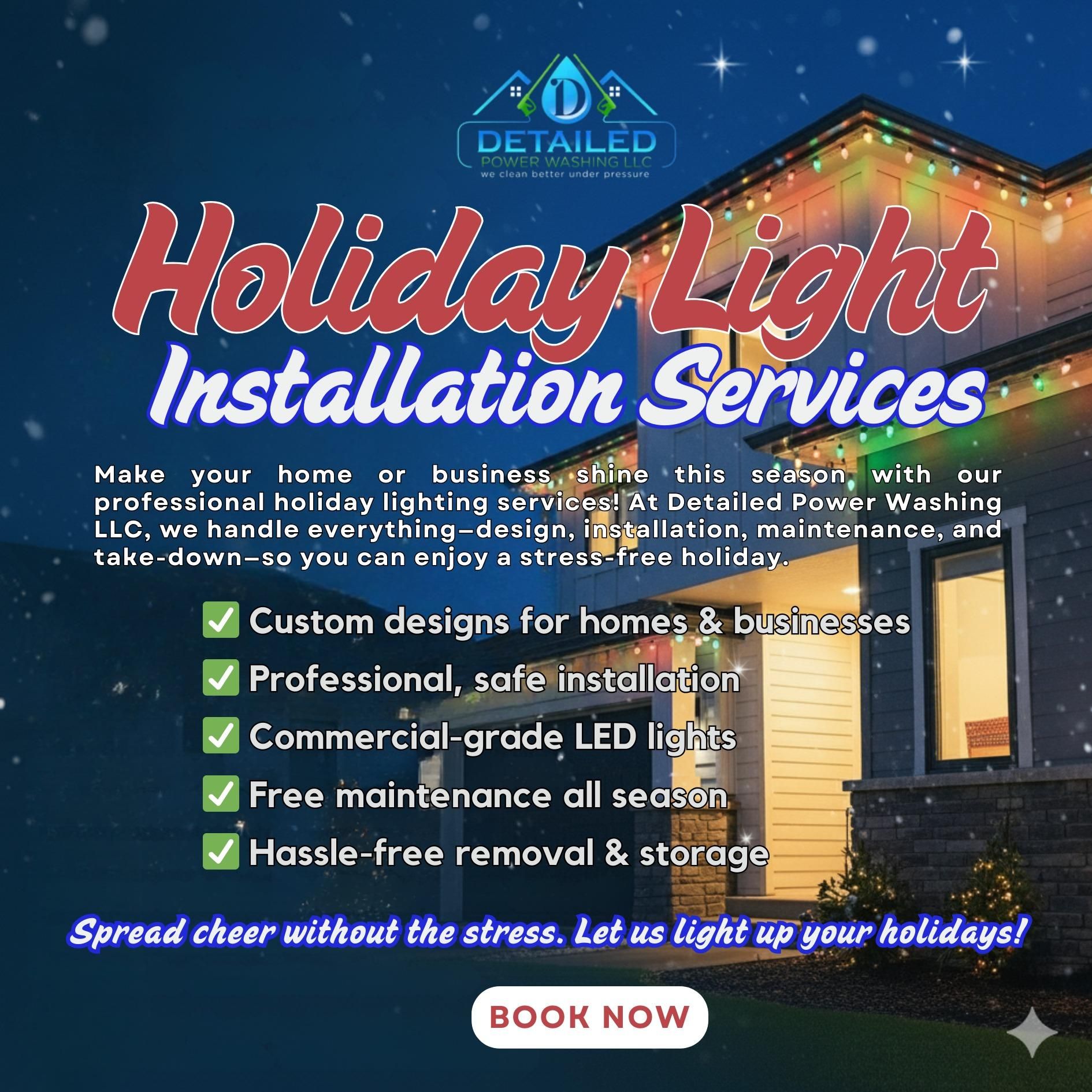  for Detailed Power Washing & Holiday Lights in Fredericksburg, VA