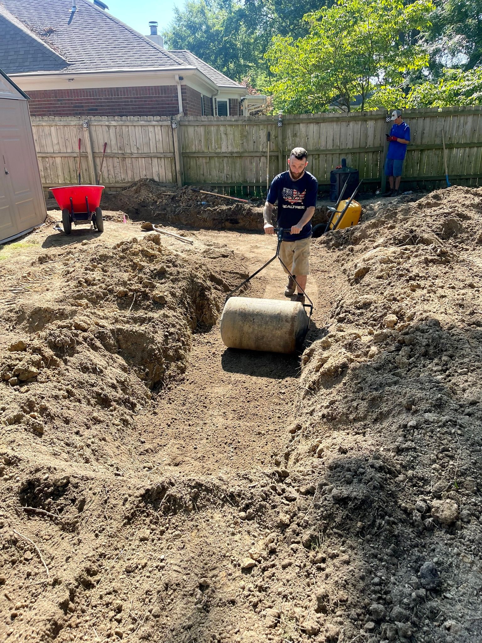 Scnider Drainage & Landscape  for Emory's Garden Landscape Emporium in Memphis,  TN