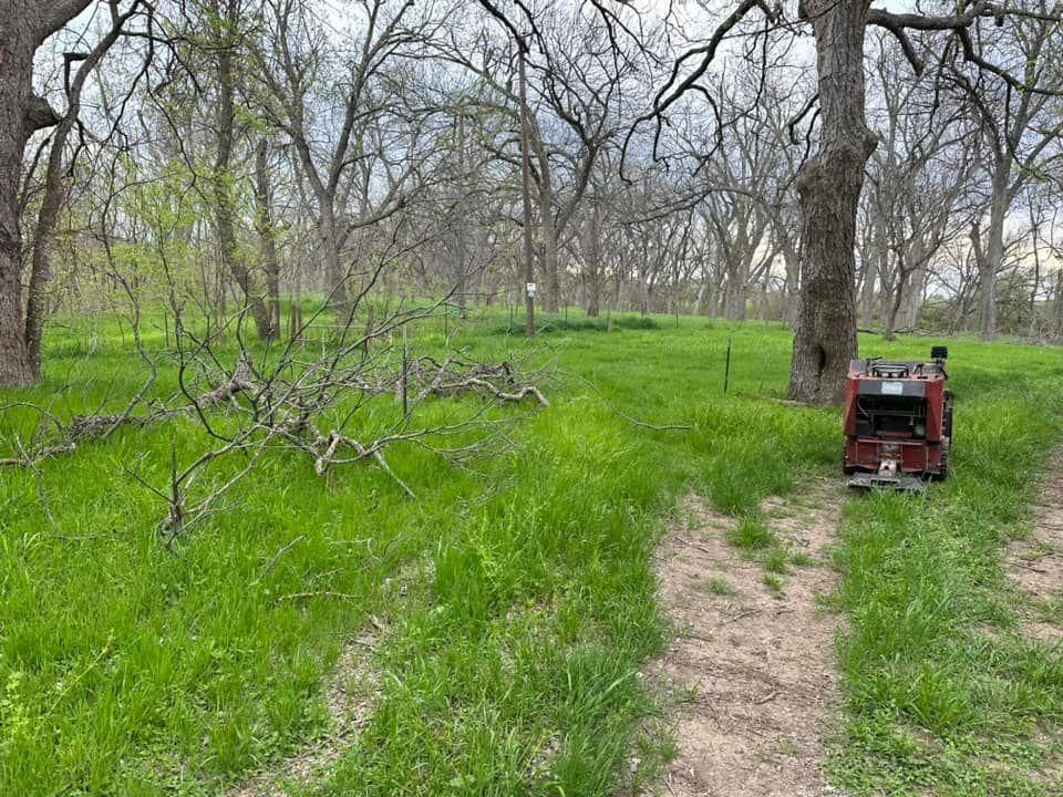 Mowing for Allen Lawn Care in Taylor, Texas