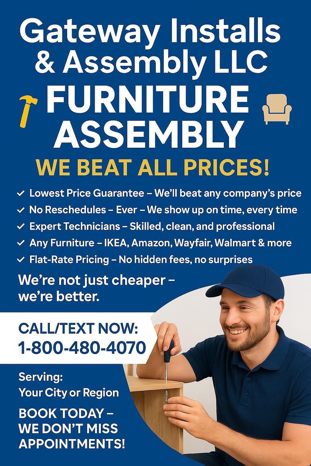  for Gateway Installs & Assembly LLC in Raleigh, NC