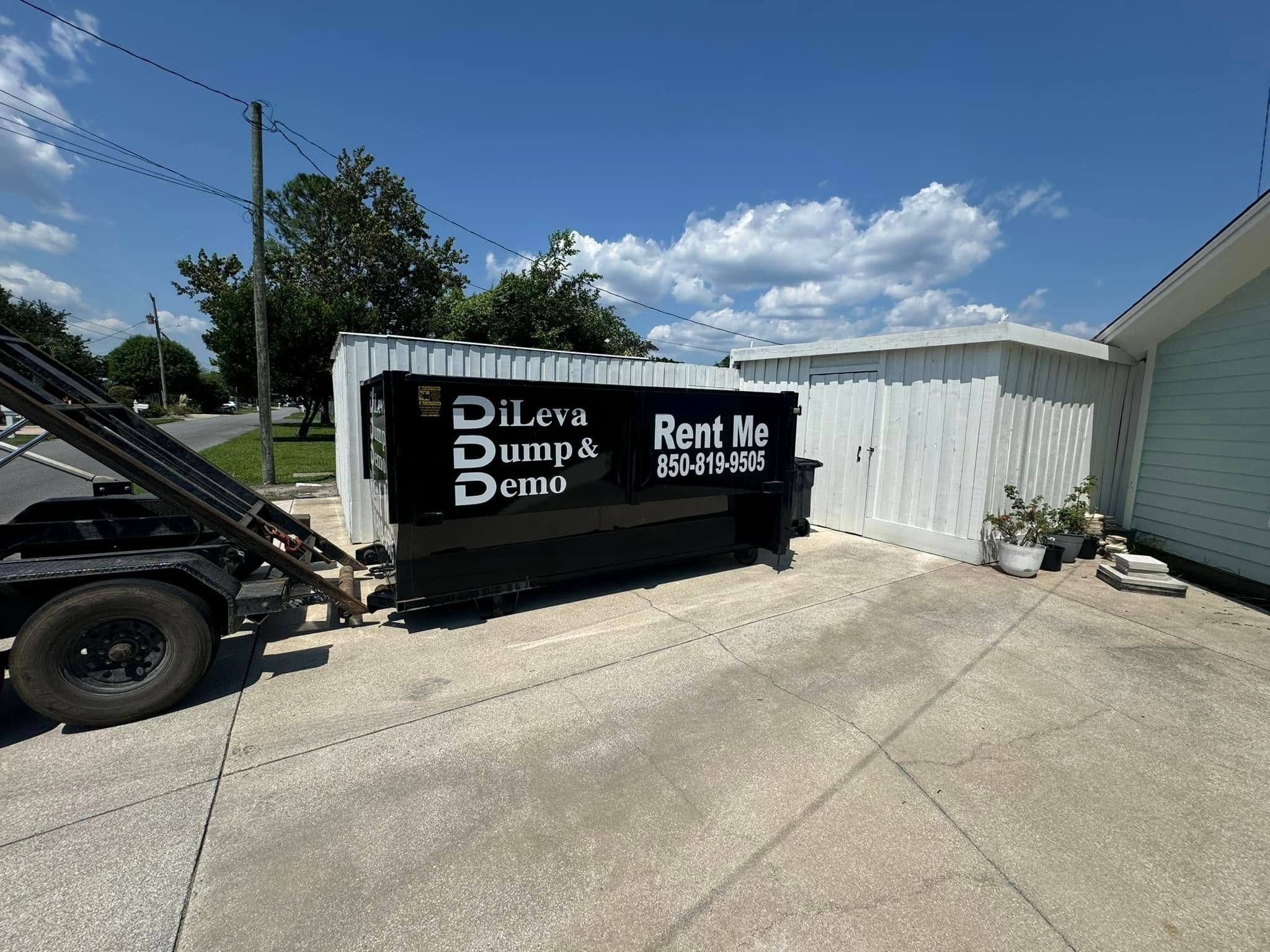 14 YD Dumpster Rental for DiLeva Dump and Demo in Panama City, FL