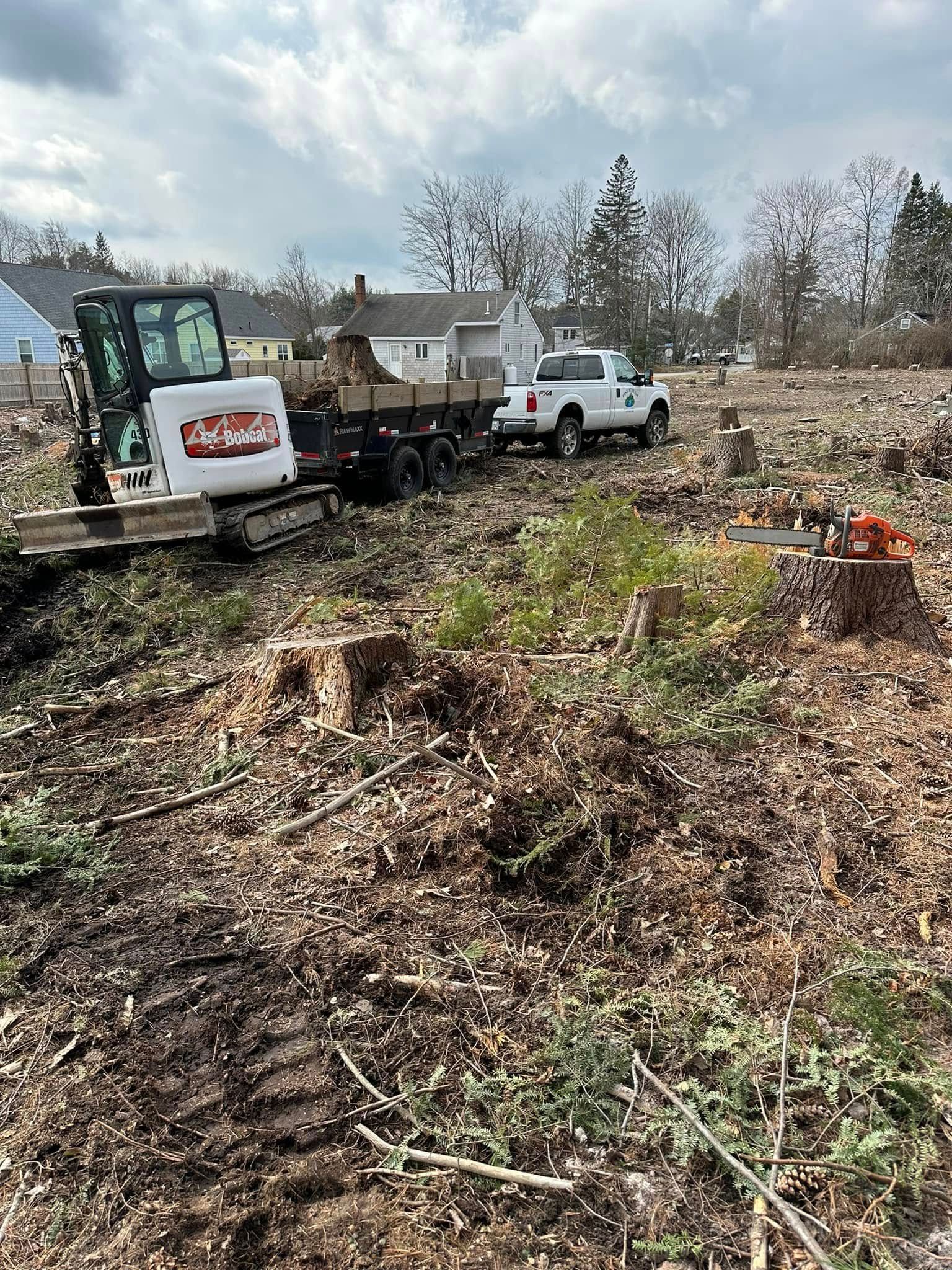 Exacavating for Pine Stream Property Management in Waterboro, ME