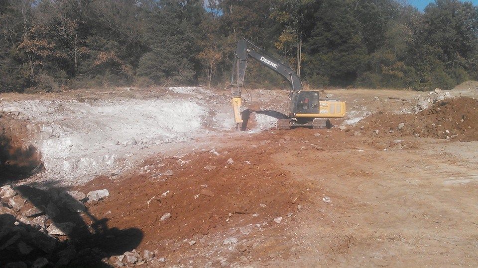 Excavating for King of Dirt in Cornersville, TN