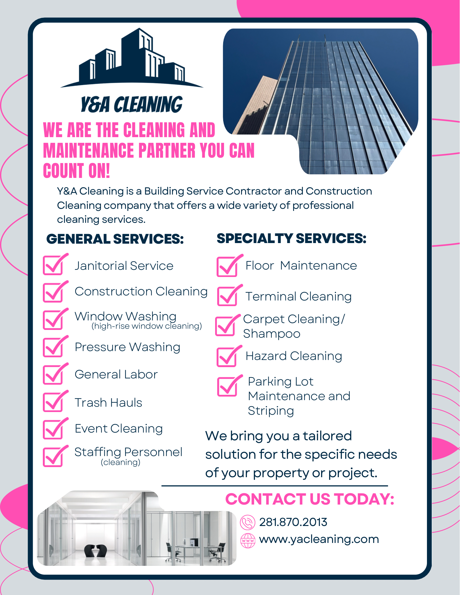  for Y&A Cleaning LLC in Houston, TX