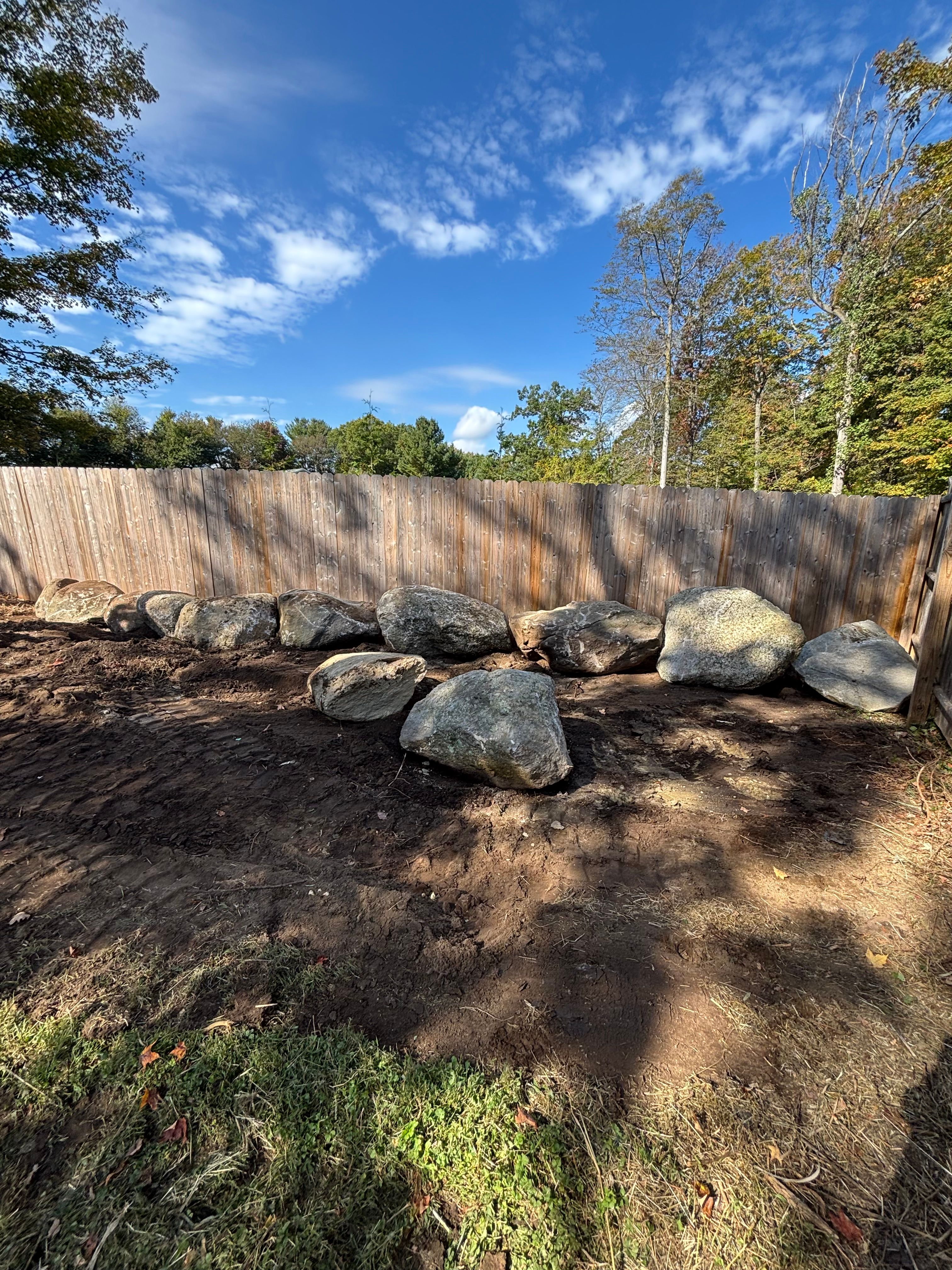 Retaining walls for Davis Services  in Bethany, CT