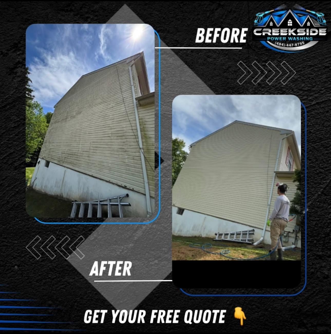 All Photos for Creekside Power Washing in Aston Township, PA