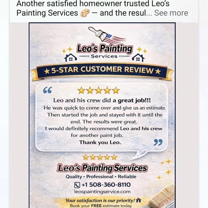  for Leo's Painting and carpentry services  in All of Cape cod, MA