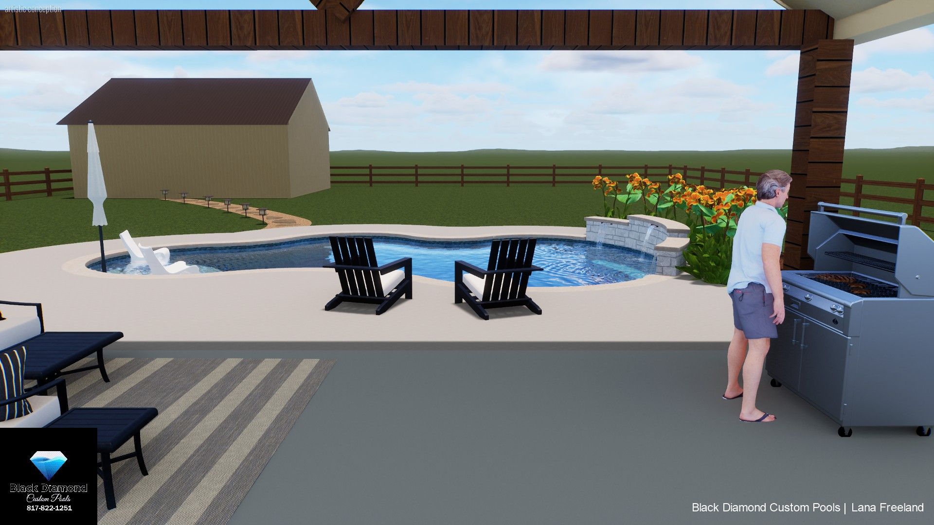  for Black Diamond Custom Pools LLC in Azle, TX