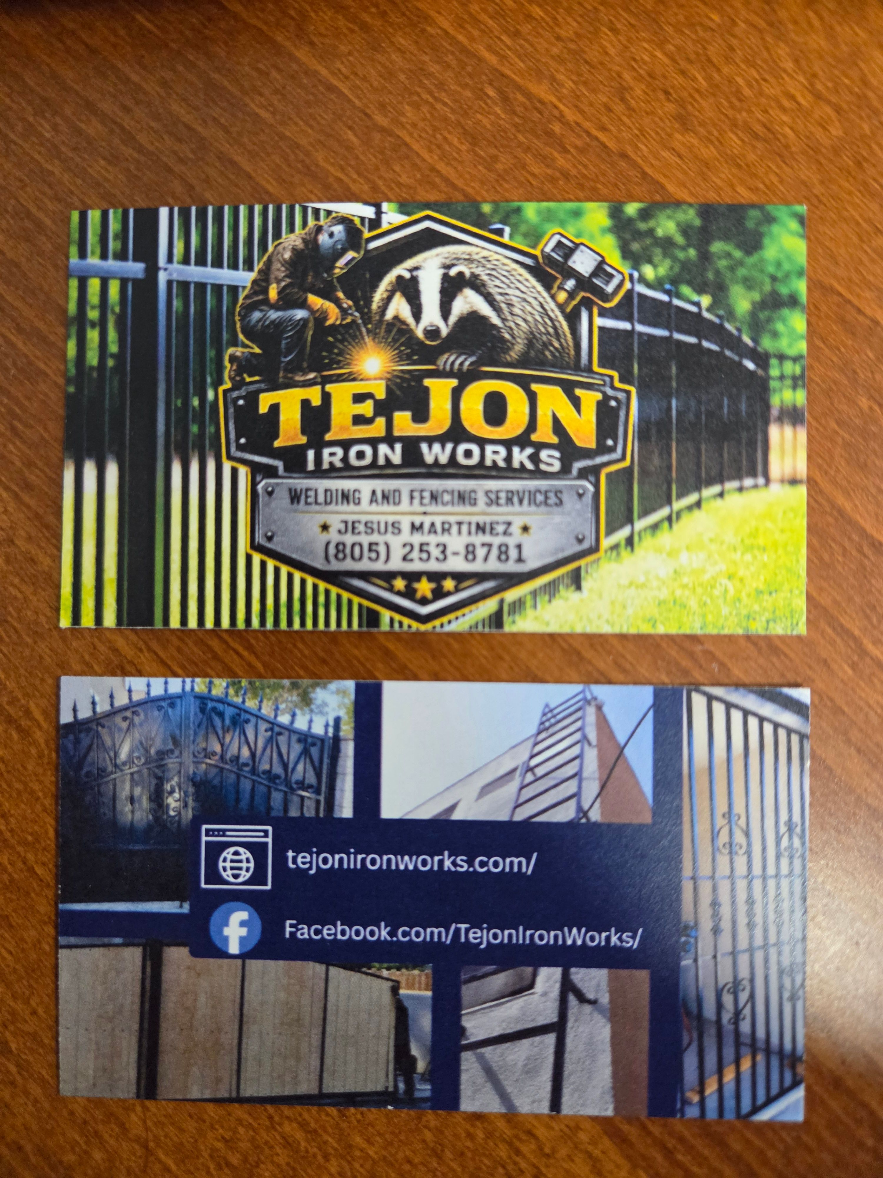  for Tejon Iron Works in Ventura, CA