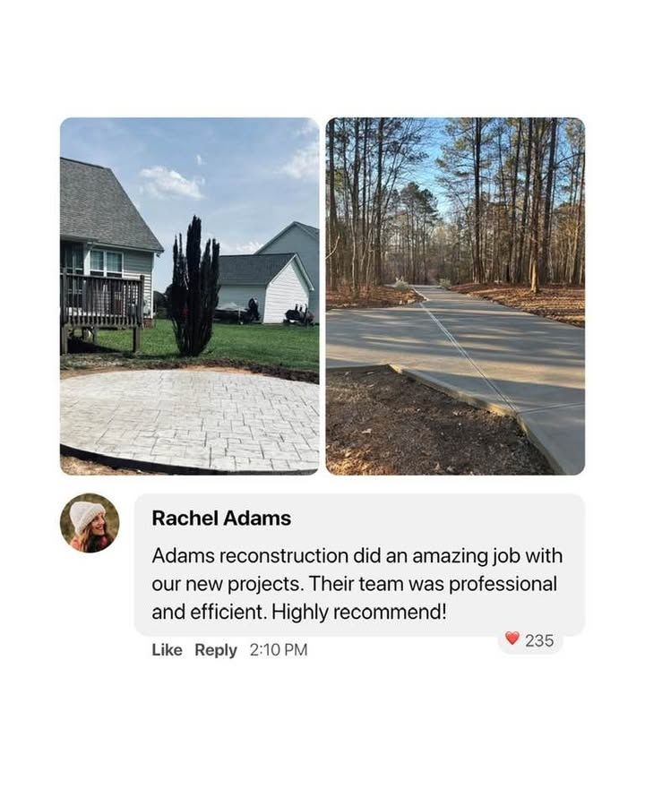  for Adams Reconstruction in Clayton, NC