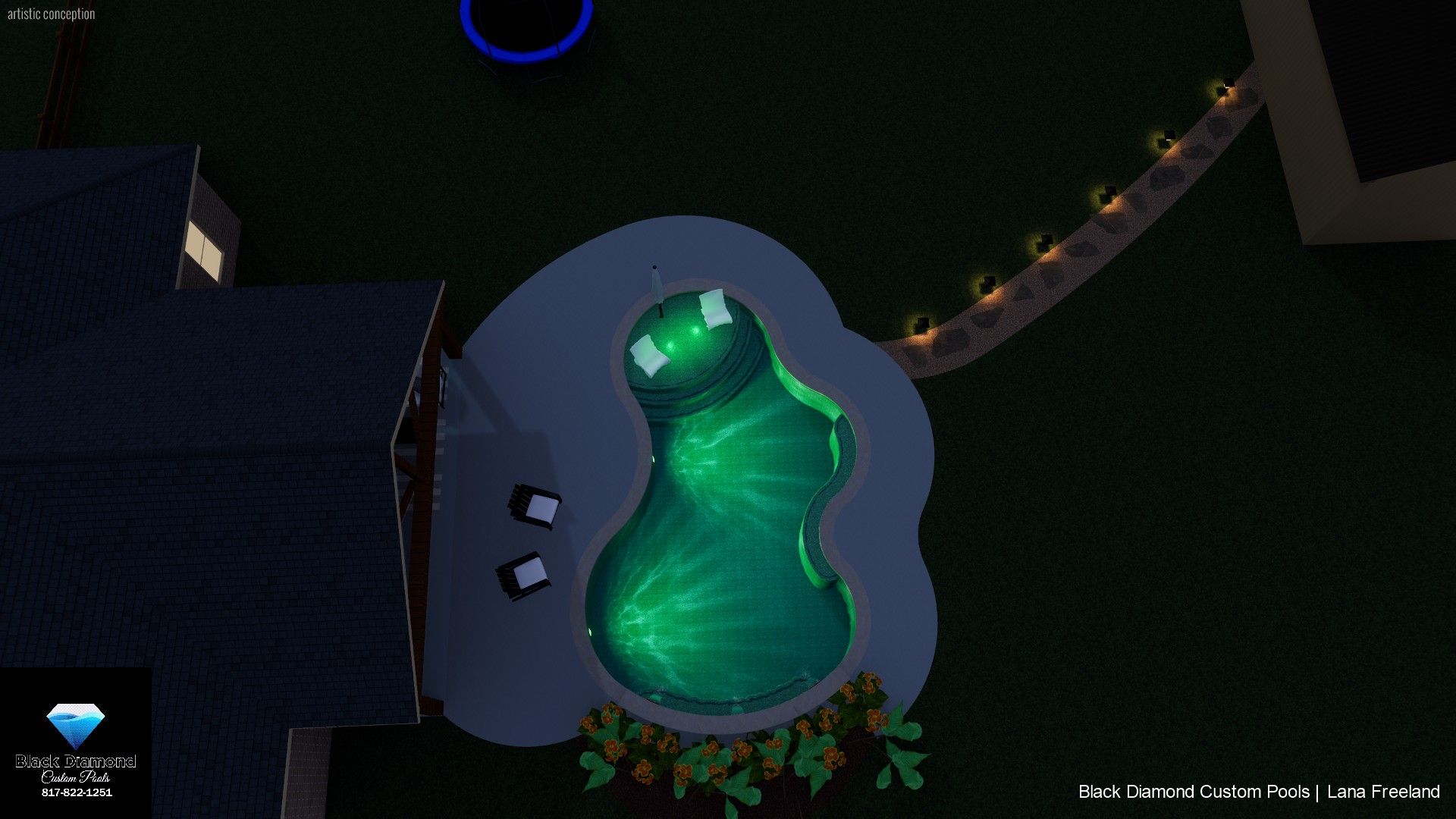  for Black Diamond Custom Pools LLC in Azle, TX