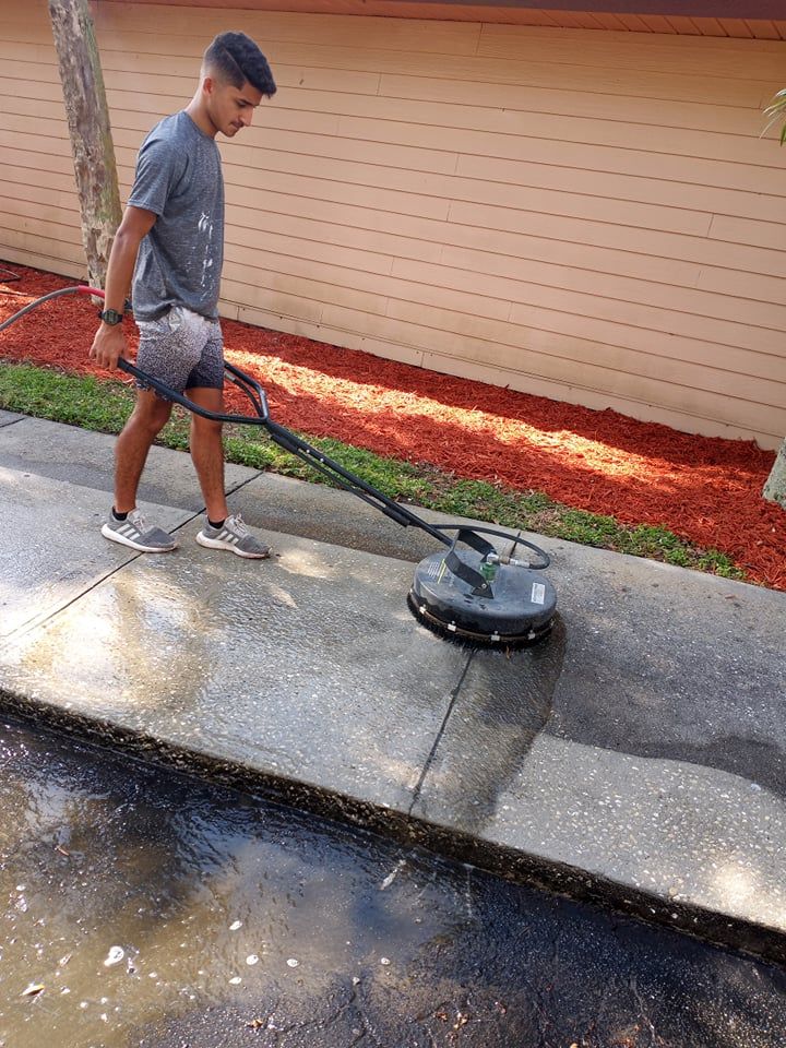 Photo number 30 of Sierra Pavers & Power Washing LLC's best work performing a Driveway & Sidewalk Cleaning job