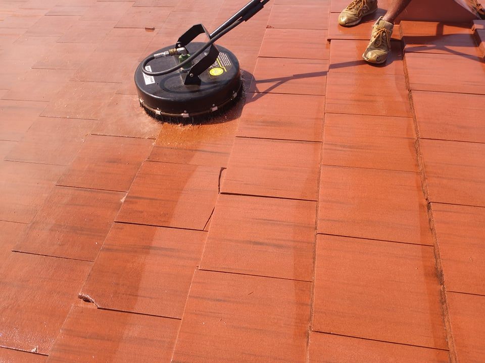 Photo number 20 of Sierra Pavers & Power Washing LLC's best work performing a Roof Cleaning job