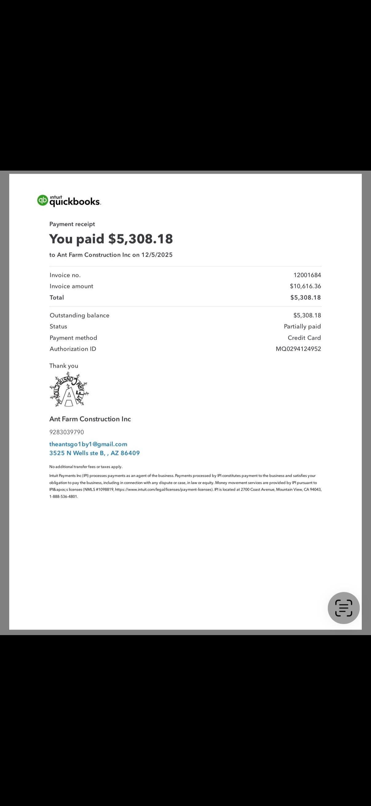  for Ant Farm Construction in Kingman, AZ