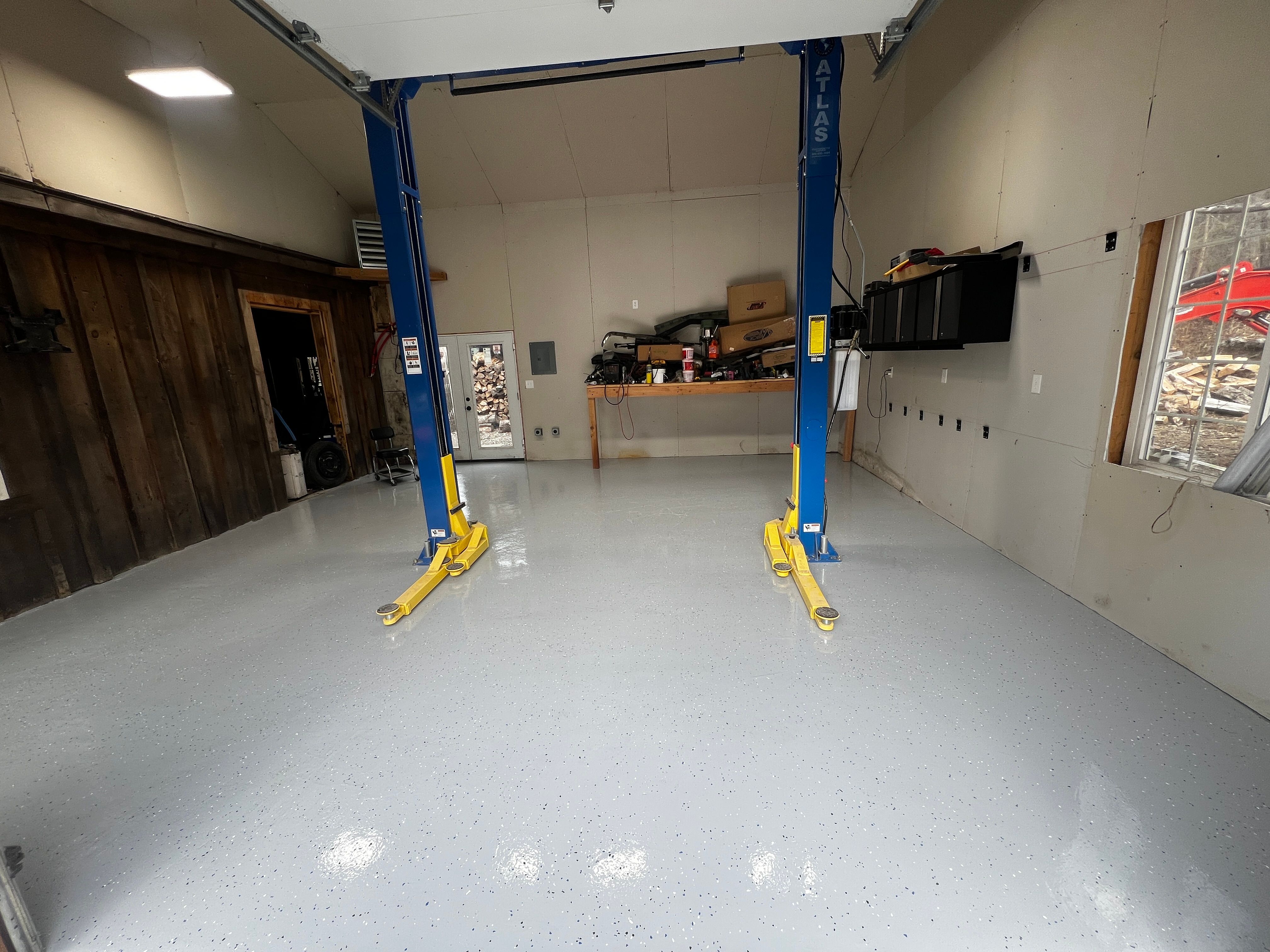 Epoxy floors for Green Valley Painting in Thompson, CT
