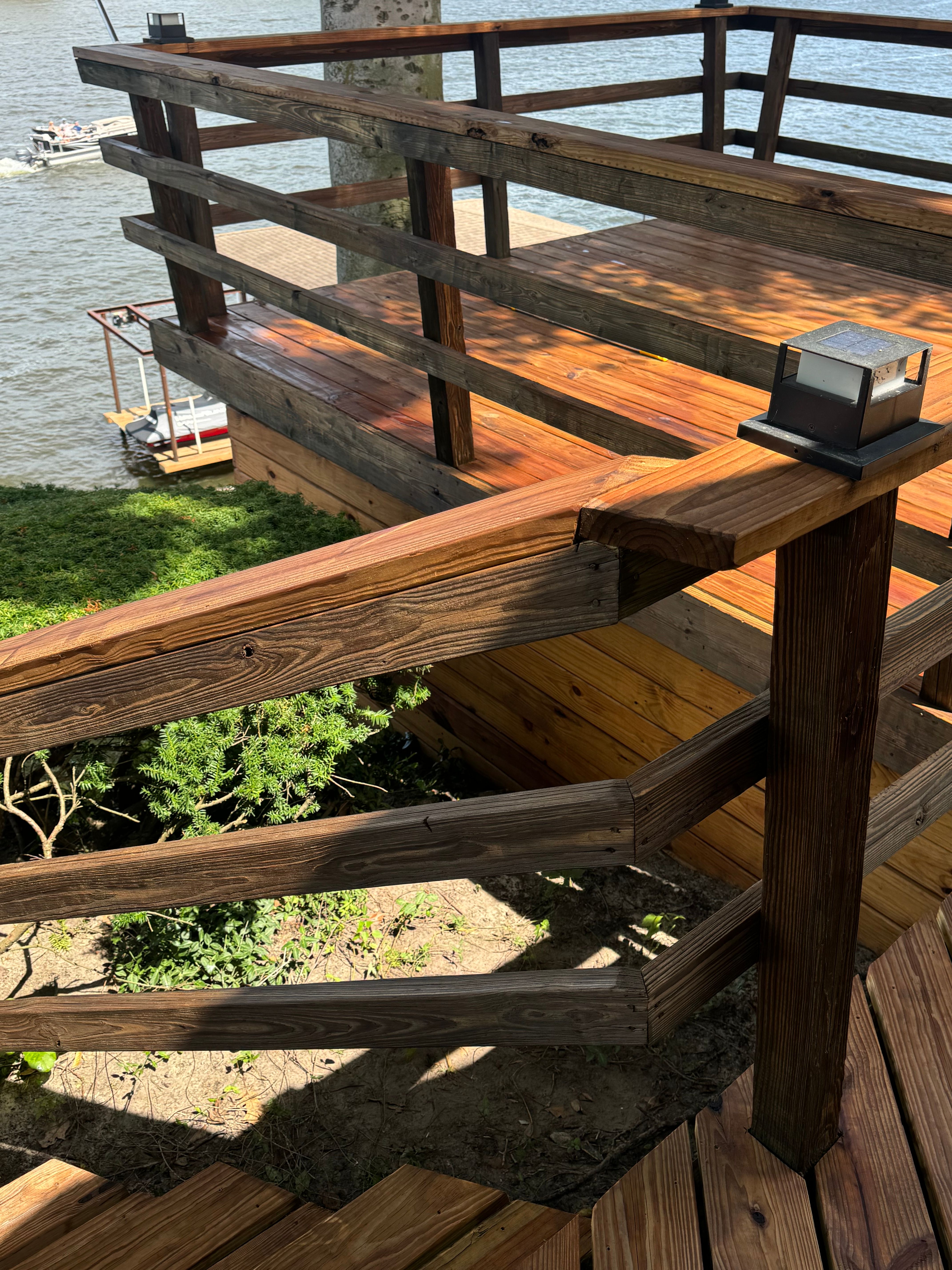 Staining for Risner Construction in De Motte, IN