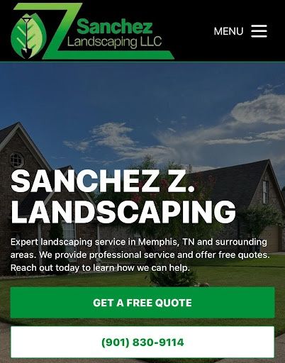  for Sanchez Z. Landscaping in Memphis, TN