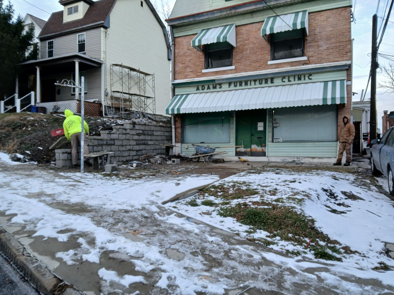 Retaining Wall  for Joseph Little Home Improvements in Pittsburgh, PA