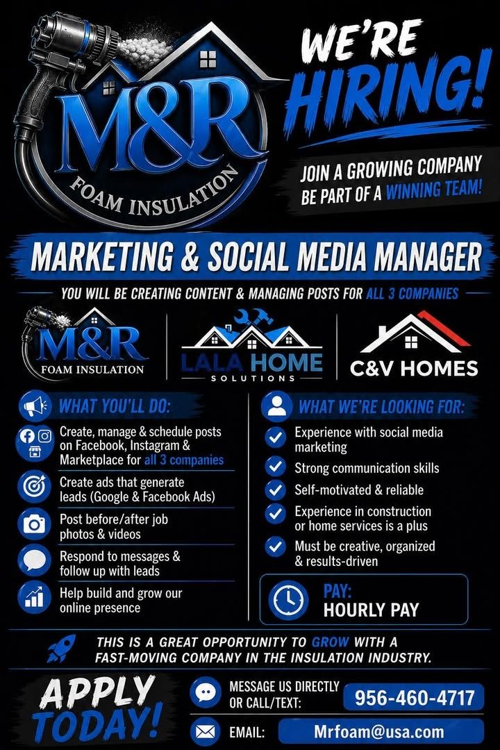  for M&R Foam Insulation in San Juan, TX