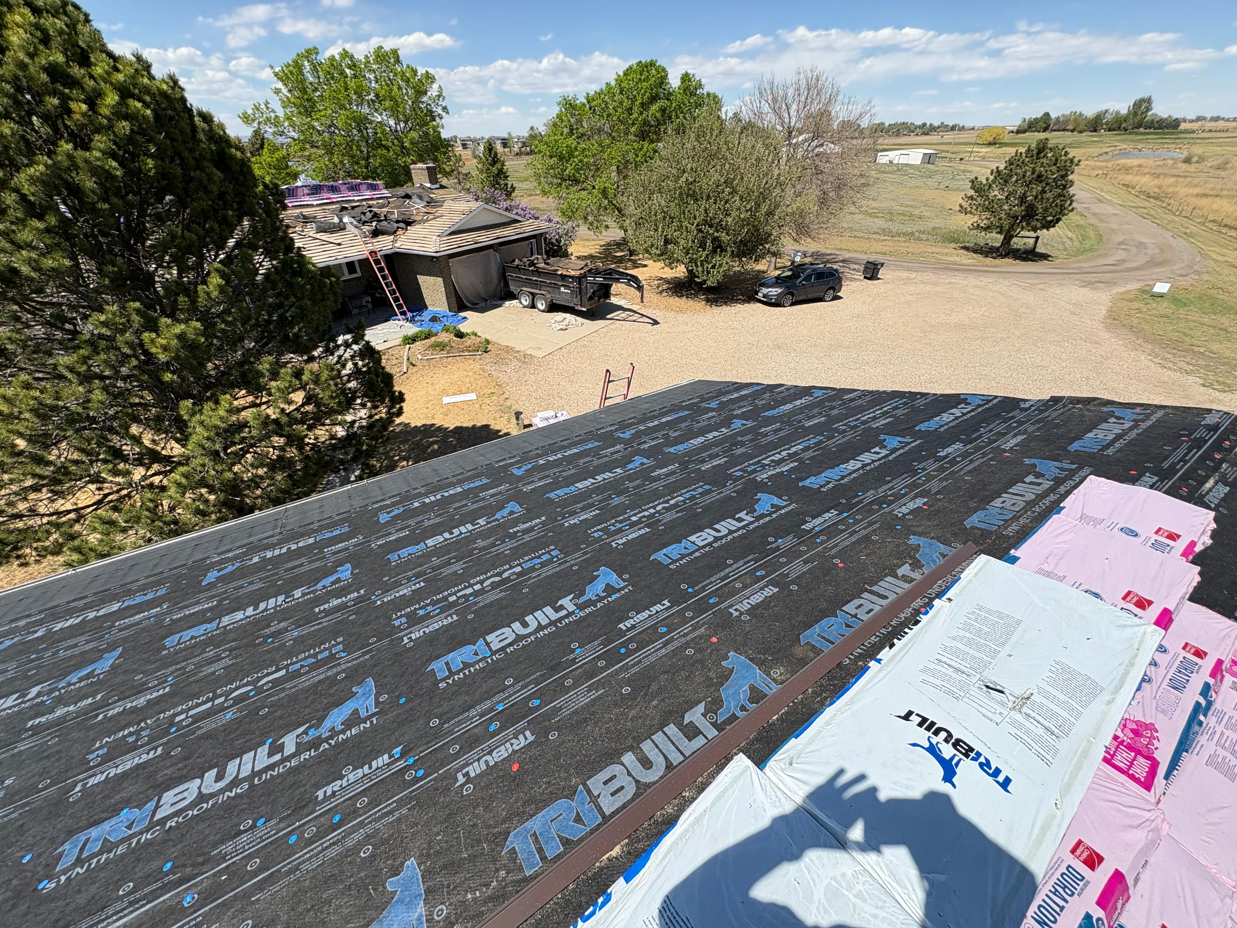In production for Divine Roofing LLC in Severance, CO