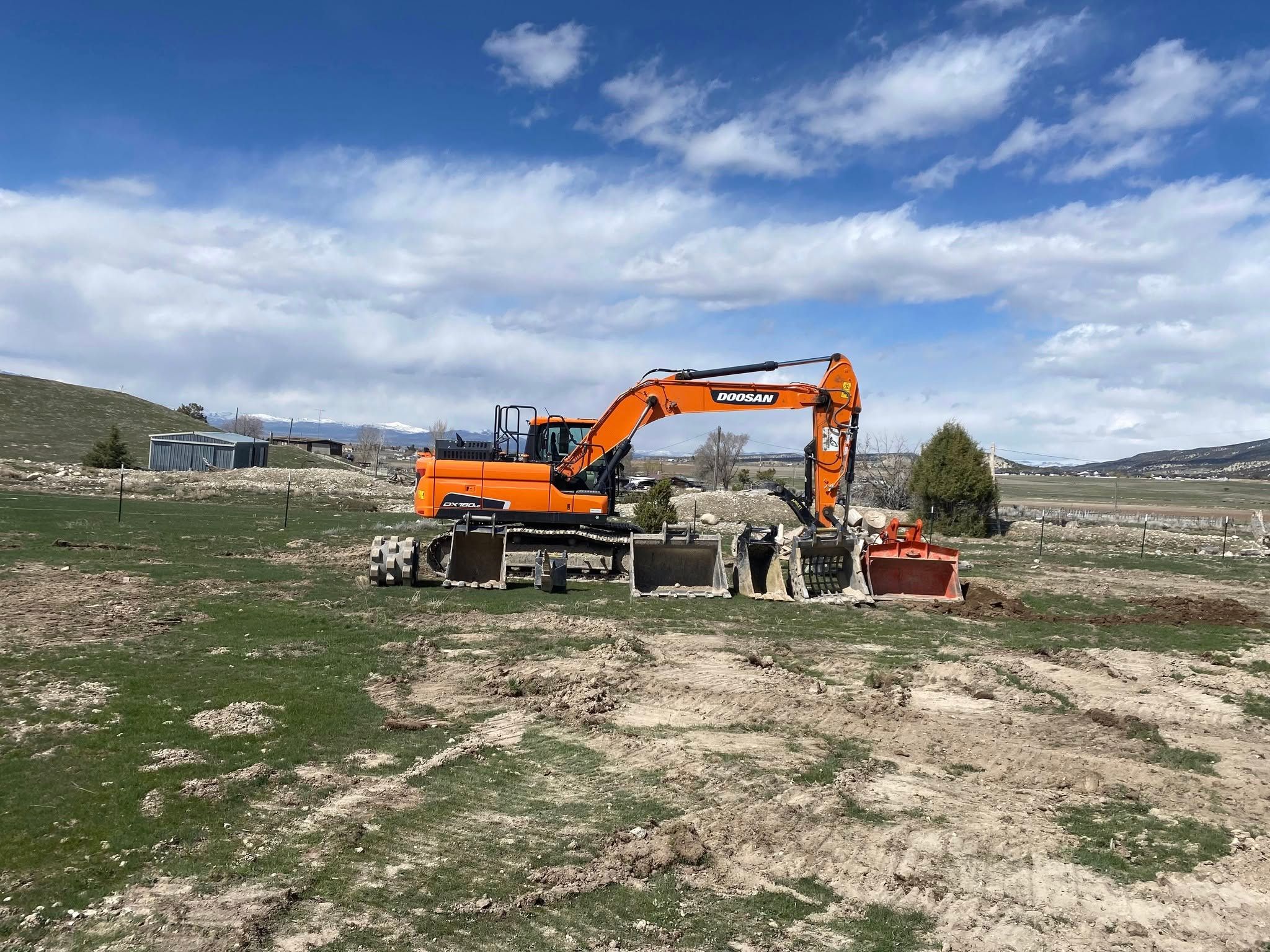 Excavating for DL Dirtworks LLC in Ephraim, UT
