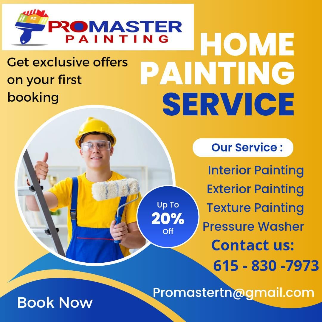  for ProMaster Painting in Clarksville, TN