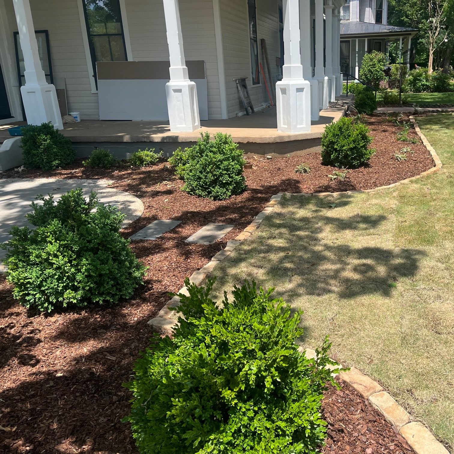 Hardscaping Landscaping for CSS Renovations in Huntsville, AL