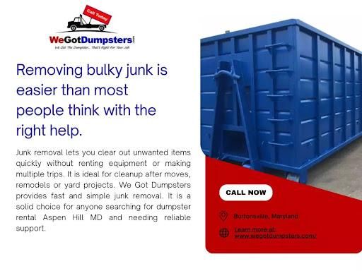  for We Got Dumpsters LLC in Clarksburg, MD