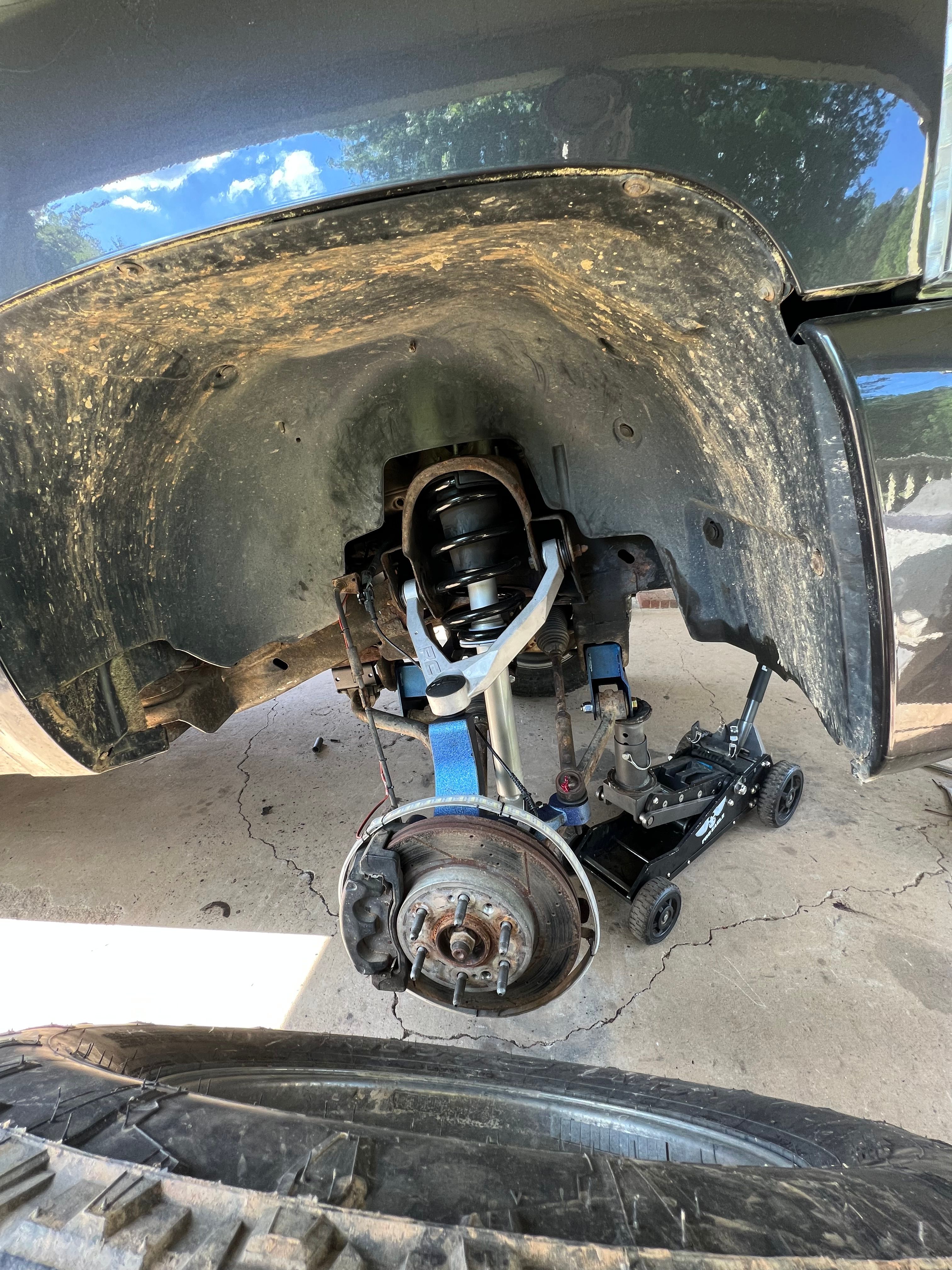 Lift/ suspension lift  for Tragedy Lighting in Oxford, NC