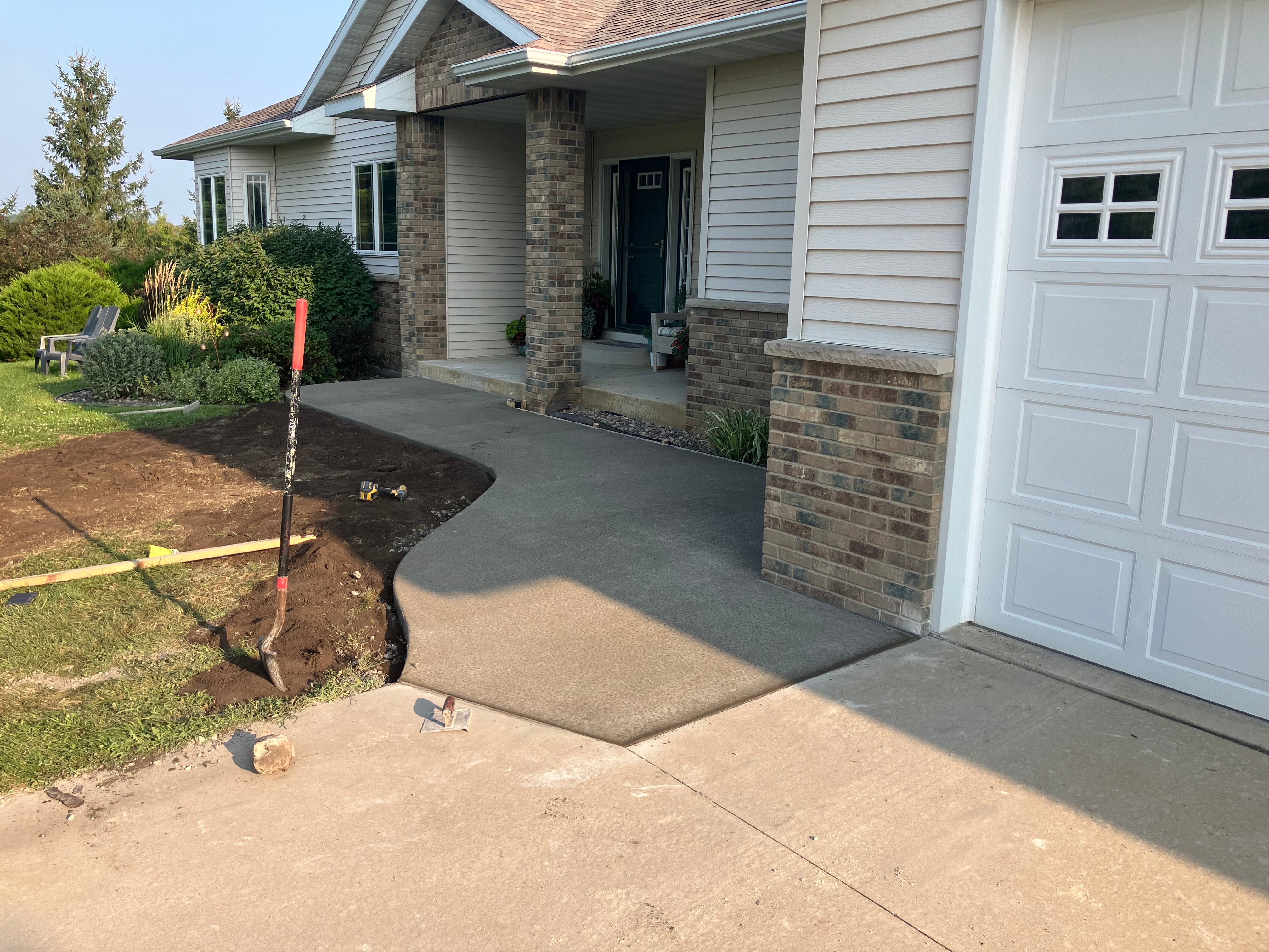 Concrete for Anderson Concrete Construction in Olmsted County, MN