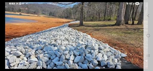 Rip Rap for Restoration Shoreline Norris Lake Rip Rap in Norris Lake, TN
